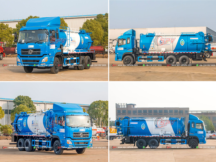 1 Unit 16,000 Liters Combined Sewage Vacuum and Jetting Truck to Mozambique in 2026